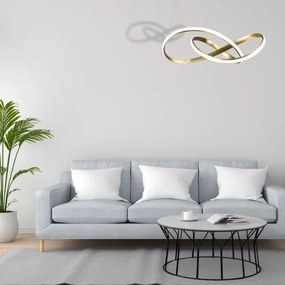 Lustră LED pe cablu CAPPIO LED/36W/230V aurie