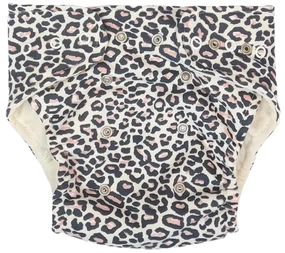 Mamatti Set scutece pânză EKO - chiloți + 2 x scutec, ghepard, mărimea. 3 - 8 kg 3-8 kg
