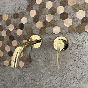 Baterie incastrata Rea Argon auriu + BOX