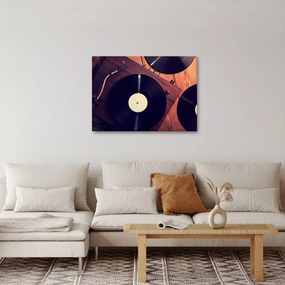 Tablou - Discuri de gramafon (70x50 cm)