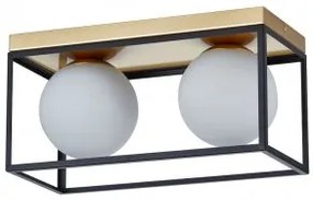 Plafoniera moderna 2 becuri E27 Fence KL100055 Klausen