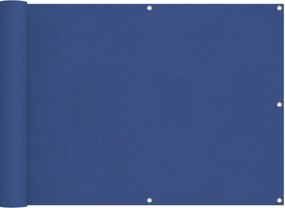 vidaXL Ecran de balcon albastru 75 x 200 cm Oxford alu acoperit cu PU
