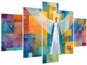 Tablou - Înger geometric (150x105 cm)