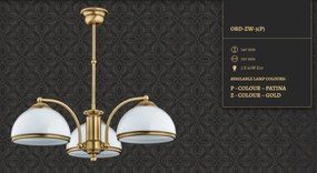 Candelabru 3 brate design clasic realizat manual OBD