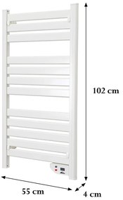 Radiator electric pentru prosoape 500W