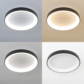 Brilagi - Plafonieră LED dimabilă FALCON II LED/99W/230V Ø 60 cm negru + telecomandă