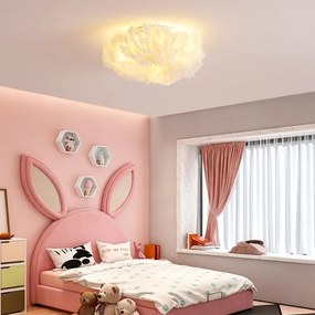BRILAGI - Plafonieră FEATHER 3xE27/40W/230V, Ø 40 cm, albă