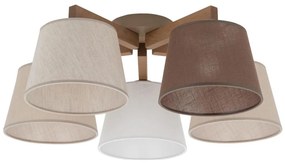 Lustră aplicată LATTE SABIA Brilagi 5xE27/15W/230V pin/mix