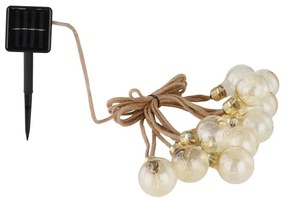 Lanț LED solar decorativ Globo 33694-10 50xLED/0,06W/3,2V IP44