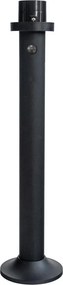 BRILAGI - Stâlp pentru lampă de exterior cu senzor HARBOR 1xE27/40W/230V 90 cm IP33 negru