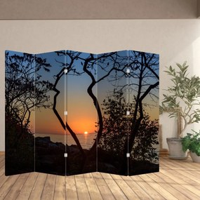 Paravan - Apus de soare (210x170 cm)