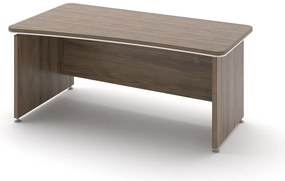 Birou ergonomic TopOffice 180 x 94,8 cm, stanga, stejar charleston