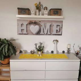 Tablou cu inscripție Home în design vintage