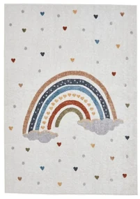 Covor pentru copii crem 120x170 cm Vida Rainbow – Think Rugs