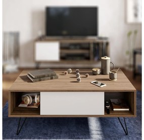 Măsuță de cafea Mistique (Nuc + Alb) . 1102362