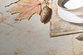 Tablou o cană de cafea de toamnă