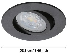 Corp de iluminat LED RGBW încastrat dimabil SALICETO-Z LED/5W/230V Eglo 99669