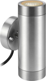 Markslöjd 108170 - Aplica LED de perete pentru exterior GARDEN24 2xLED/3W/24V IP44 crom mat