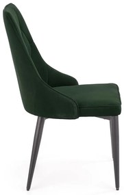 Scaun de bucaterie Marien, verde/negru
