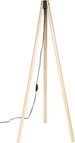 Brilagi - Lampă LED de podea CERIA 1xE27/60W/230V Ø 35 cm bej