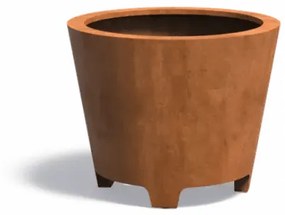 Vas de plante Corten Conic - 100 x 80 cm