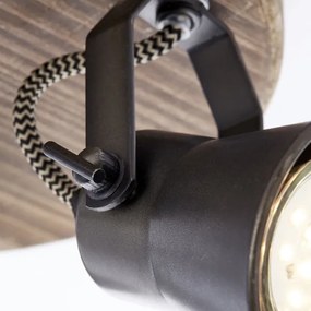 Brilliant - Spot orientabil SEED 3xGU10/5W/230V negru/maro