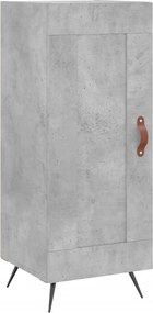 vidaXL Servantă, gri beton, 34,5x34x90 cm, lemn compozit