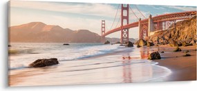 Tablou - Golden Gate Bridge (120x50 cm)