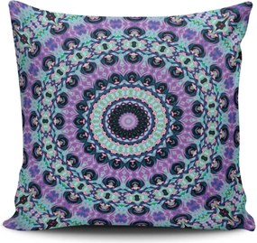 Perna MANDALA-06, multicolor, bumbac/poliester, 43x43 cm