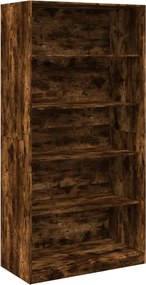vidaXL Șifonier, stejar afumat, 100x50x200 cm, lemn prelucrat