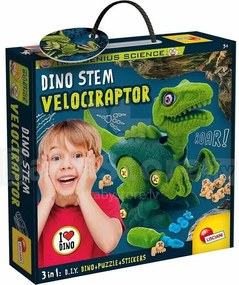 EXPERIMENTELE MICULUI GENIU - SET STEM VELOCIRAPTOR - LISCIANI (L92413)