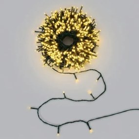 Aigostar - Instalație luminoasă de Crăciun pentru exterior, 1000 LED/8 funcții, 103 m, IP44, alb cald