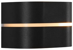 Aplica de exterior ambientala stil nordic IP44 Sibelis negru
