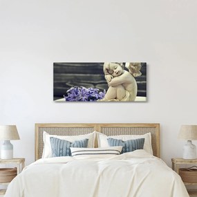 Tablou - Înger cu floare (120x50 cm)