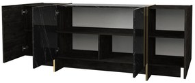 Mobilier living Vivaldi (Negru + Auriu). 1073515