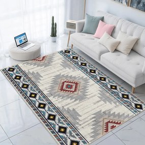 Covor tip traversă lavabil 80x200 cm Ethnic Geo – Mila Home