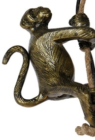 Lampa suspendata vintage aurie - Animal Monkey