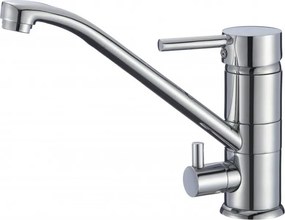 Baterie bucatarie compatibila cu sistem filtrare apa Inter Ceramic crom lucios