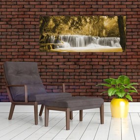 Tablou - Cascadă, de epocă (120x50 cm)