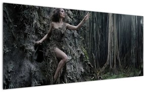 Tablou - Zâna pădurii (120x50 cm)