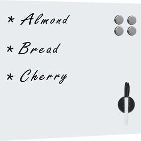 vidaXL Tablă magnetică de perete, 40 x 40 cm, sticlă