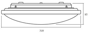 Plafonieră LED dimabilă ORBIS LED/17W/230V 2700-6500 Ledvance + telecomandă