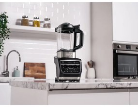 Blender Ninja HB150EU, 1000W, 1,7 l, 10 programe, Auto-iQ, 2in1, Sticla termorezistenta, Negru