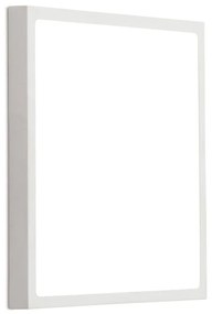 Plafoniera LED design slim LERO 30x30cm 3000K alba