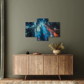 Tablou - Oraș mare, pictură în ulei (90x60 cm)