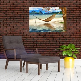 Tablou - Relax la plajă (90x60 cm)