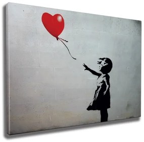 Pictură murală pe pânză 50x70 cm negru/gri