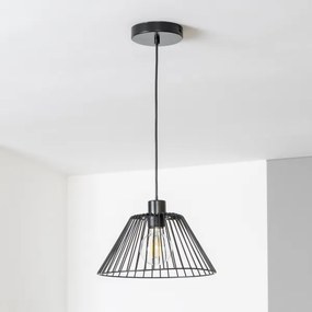 Brilagi - Pendul LED pe cablu CERIA WIRE 1xE27/40W/230V Ø 30 cm negru