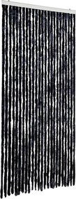 vidaXL Perdea pentru insecte, antracit, 100x220 cm, Chenille
