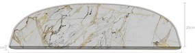 Covorașe pentru scări albe 16 buc. 20x65 cm Marble Art – Vitaus